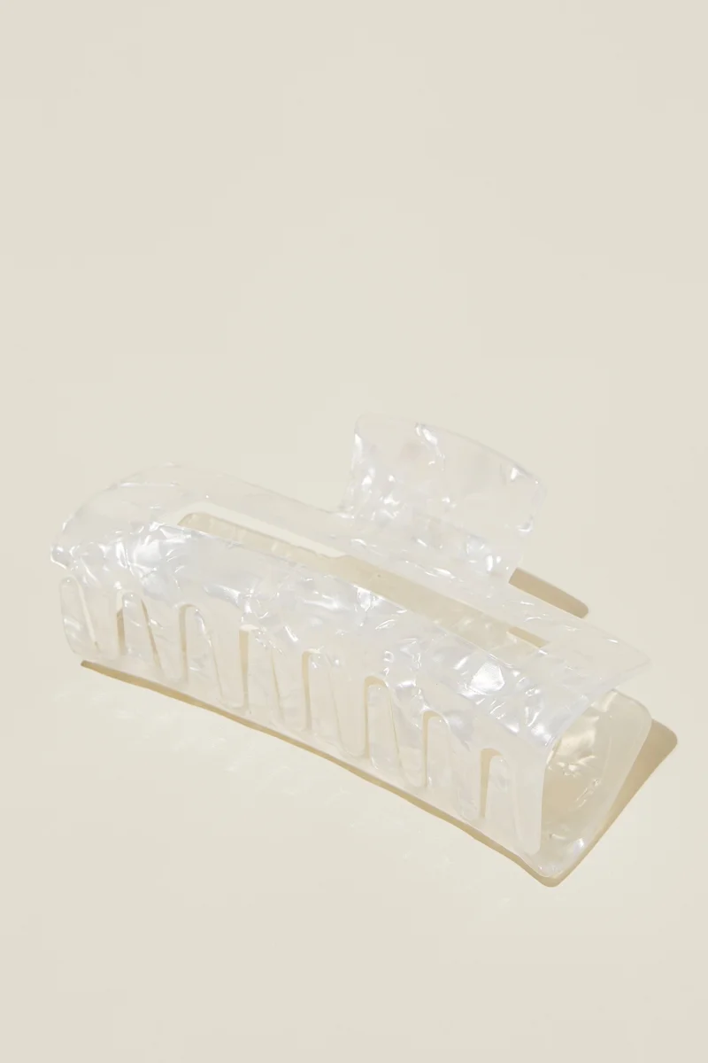 Rubi Extra Large Amber Hair Claw